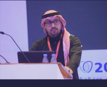 مشاركة سعادة الدكتور :عادل العنزي بمحاضرة في المؤتمر  السعودي العالمي لطب الاسنان